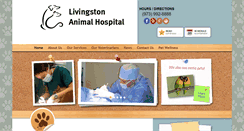 Desktop Screenshot of livingstonanimalhosp.com